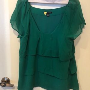 Green blouse